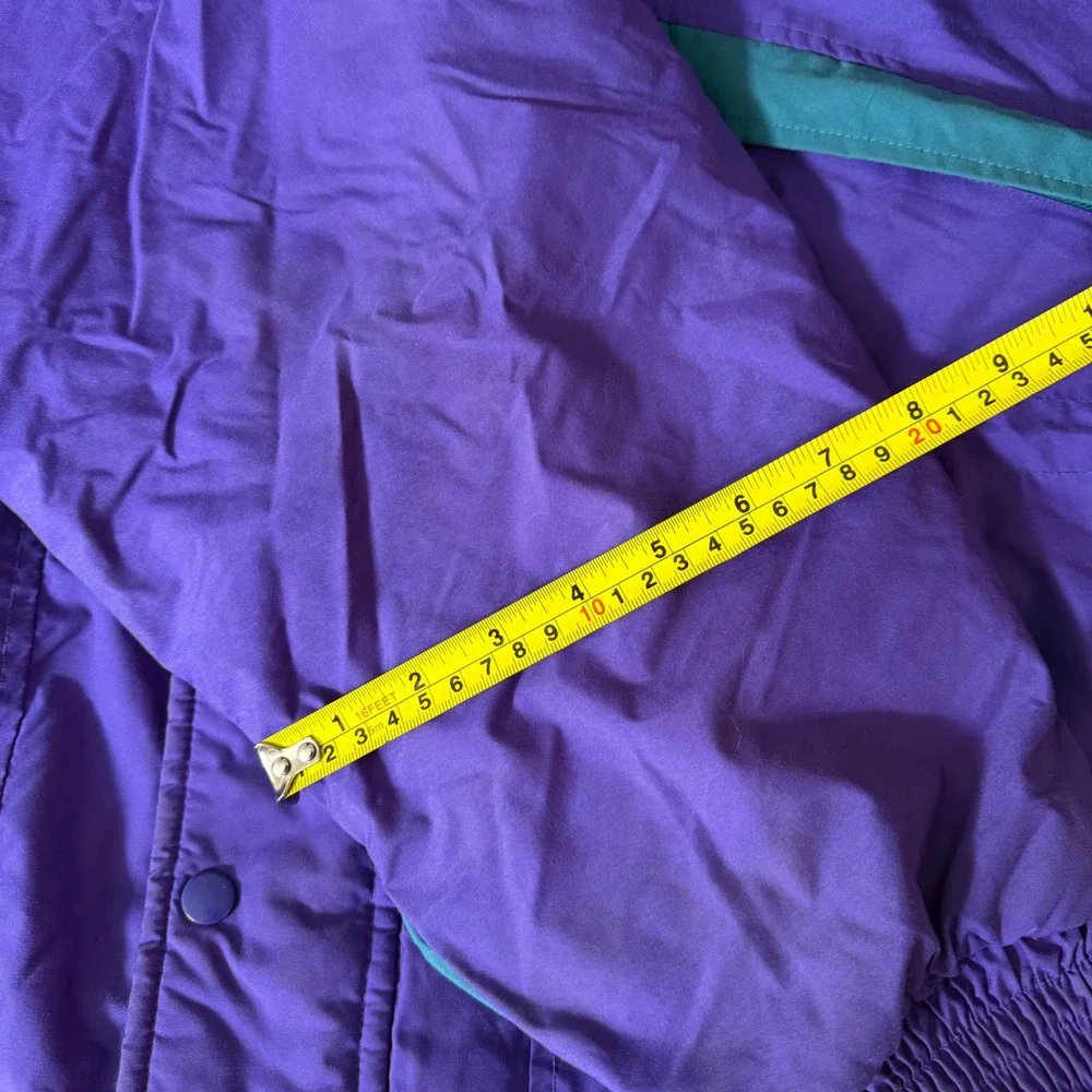 Vintage Sunbelt Sportswear Ski Jacket Purple Colorblock 90s Parka Mens XL B+ fit